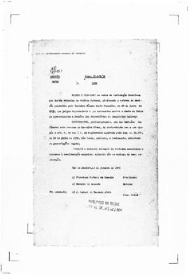 Acórdão nº 00033 de 1938