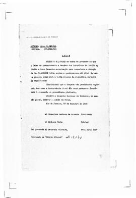 Acórdão nº 01782 de 1938