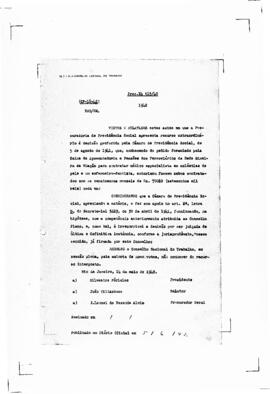 Acórdão nº 00018 de 1940