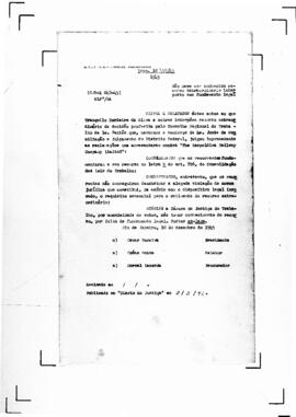 Acórdão nº 01048 de 1945