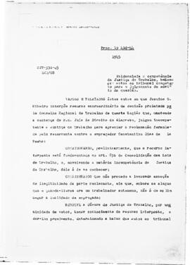 Acórdão nº 00331 de 1944