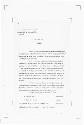 Acórdão nº 00598 de 1938