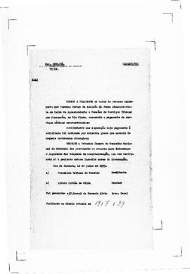 Acórdão nº 00279 de 1938