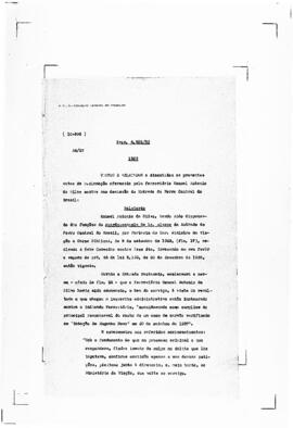 Acórdão nº 00302 de 1938