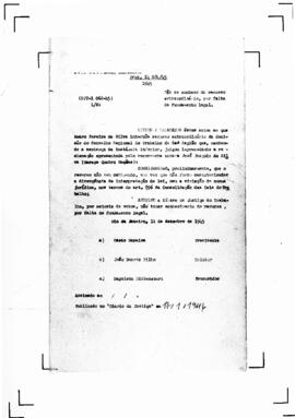 Acórdão nº 00062 de 1945