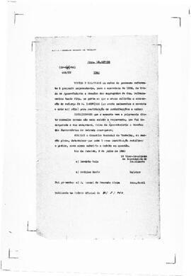 Acórdão nº 00849 de 1938