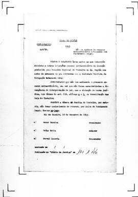 Acórdão nº 01042 de 1945