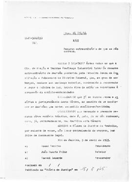 Acórdão nº 00320 de 1944