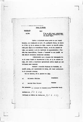 Acórdão nº 00024 de 1941