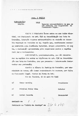 Acórdão nº 00472 de 1945