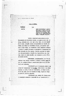 Acórdão nº 00003 de 1941