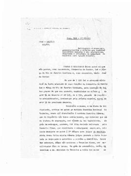 Acórdão nº 00334 de 1945