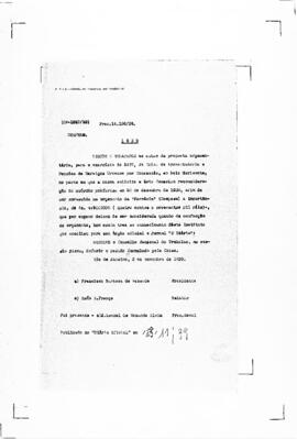 Acórdão nº 01287 de 1938