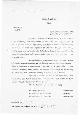 Acórdão nº 00465 de 1945