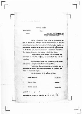 Acórdão nº 00788 de 1945