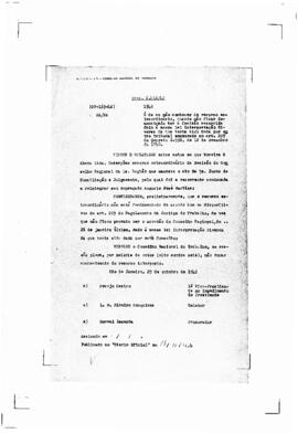 Acórdão nº 00169 de 1942