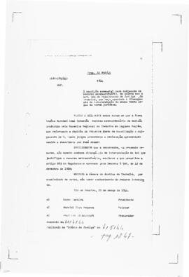 Acórdão nº 00189 de 1943