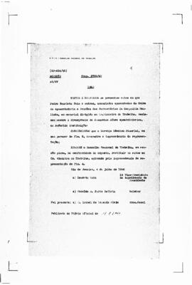 Acórdão nº 00814 de 1940