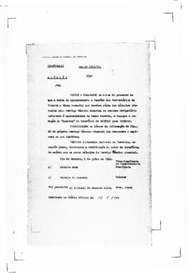 Acórdão nº 00819 de 1940