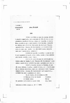 Acórdão nº 01389 de 1938