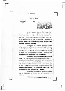 Acórdão nº 00027 de 1945