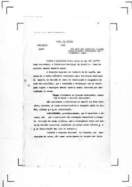 Acórdão nº 00034 de 1945