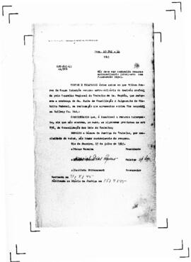 Acórdão nº 00615 de 1944