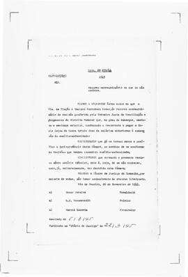 Acórdão nº 00167 de 1944