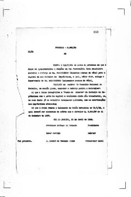 Acórdão nº 03952 de 1933