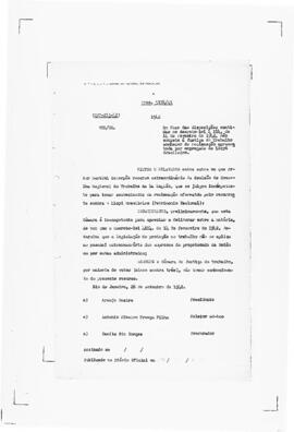 Acórdão nº 00213 de 1941